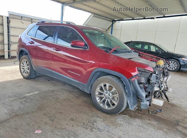 1C4PJLLX8KD204563 2019 JEEP CHEROKEE Бордовый Передняя правая четверть