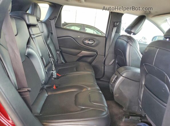 1C4PJLLX8KD204563 2019 JEEP CHEROKEE Бордовый Вид задней части салона