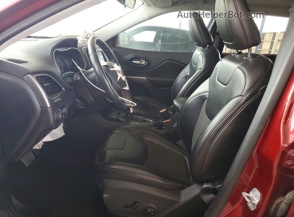 1C4PJLLX8KD204563 2019 JEEP CHEROKEE Бордовый Вид салона спереди