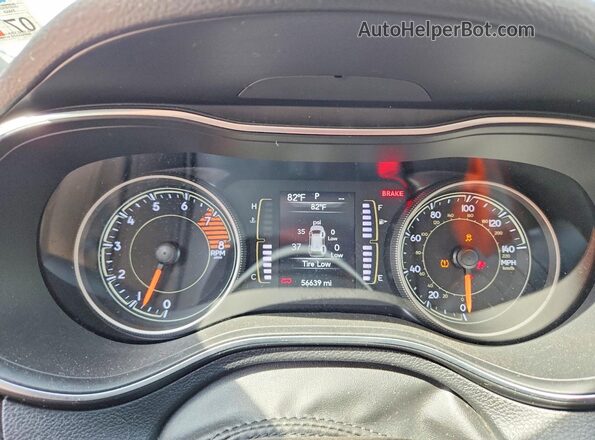 1C4PJLLXXLD507698 2020 JEEP CHEROKEE Белый Вид щитка приборов