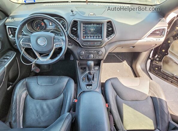 1C4PJLMX0MD130461 2021 JEEP CHEROKEE Черный Вид панели приборов