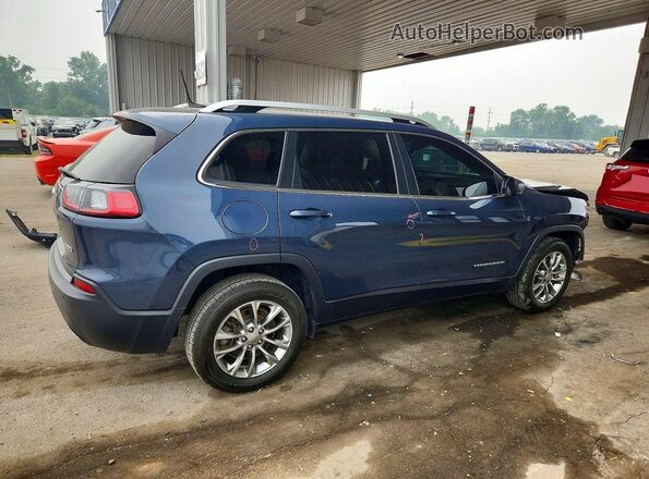 1C4PJLMX2MD107814 2021 JEEP CHEROKEE Синий Задняя правая четверть
