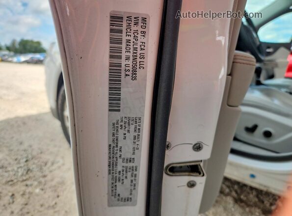 1C4PJLMX8ND508835 2022 JEEP CHEROKEE Белый Вид наклейки с VIN-кодом