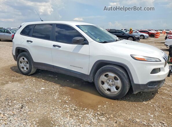 1C4PJMAB0GW117006 2016 JEEP CHEROKEE Белый Передняя правая четверть