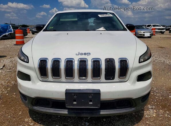 1C4PJMAB0GW117006 2016 JEEP CHEROKEE Белый Вид спереди