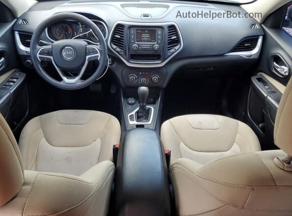 1C4PJMAB0GW117006 2016 JEEP CHEROKEE Белый Вид панели приборов