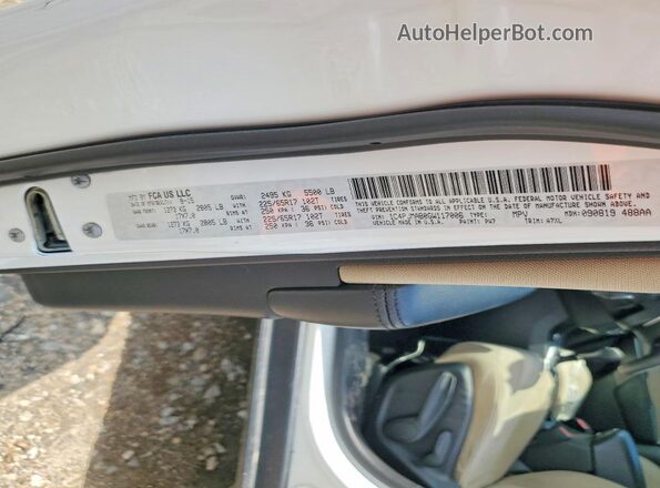 1C4PJMAB0GW117006 2016 JEEP CHEROKEE Белый Вид подкапотного пространства