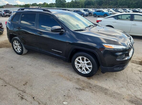 1C4PJMAB0GW246931 2016 JEEP CHEROKEE Черный Передняя правая четверть