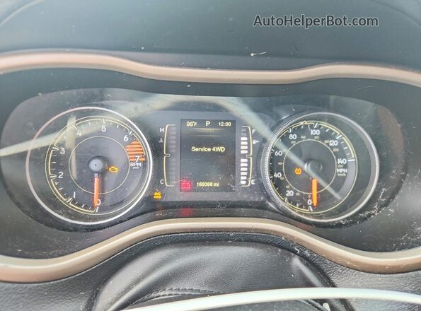 1C4PJMAB0GW246931 2016 JEEP CHEROKEE Черный Вид щитка приборов
