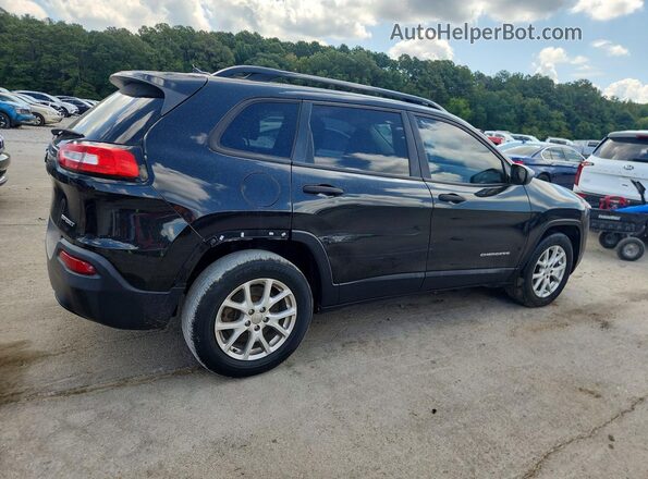 1C4PJMAB0GW246931 2016 JEEP CHEROKEE Черный Задняя правая четверть