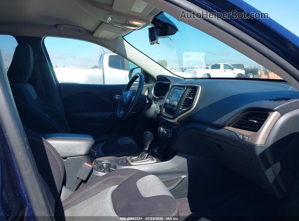1C4PJMAB0GW339688 2016 JEEP CHEROKEE Blue წინა სალონის ხედი