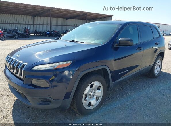 1C4PJMAB0GW339688 2016 JEEP CHEROKEE Blue წინა ხედი