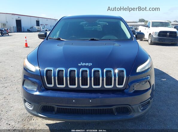 1C4PJMAB0GW339688 2016 JEEP CHEROKEE Blue ხელსაწყოთა პანელის ხედი