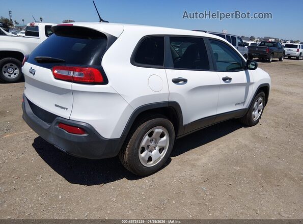 1C4PJMAB0GW343529 2016 JEEP CHEROKEE White Tył prawy