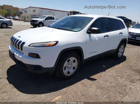 1C4PJMAB0GW343529 2016 JEEP CHEROKEE White Przód lewy