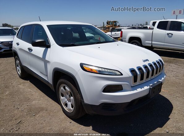 1C4PJMAB0GW343529 2016 JEEP CHEROKEE White Widok z przodu