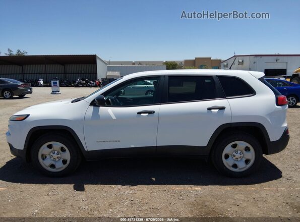 1C4PJMAB0GW343529 2016 JEEP CHEROKEE White Widok wnętrza 360 stopni