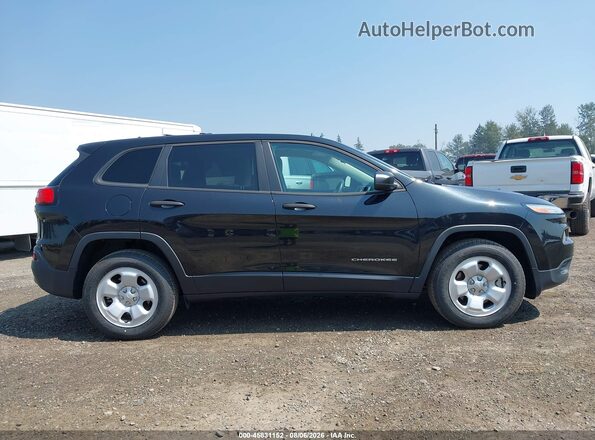 1C4PJMAB0GW353753 2016 JEEP CHEROKEE Черный Вид задней части салона