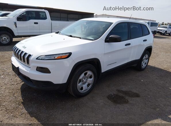 1C4PJMAB0HD225056 2017 JEEP CHEROKEE White Передня ліва чверть