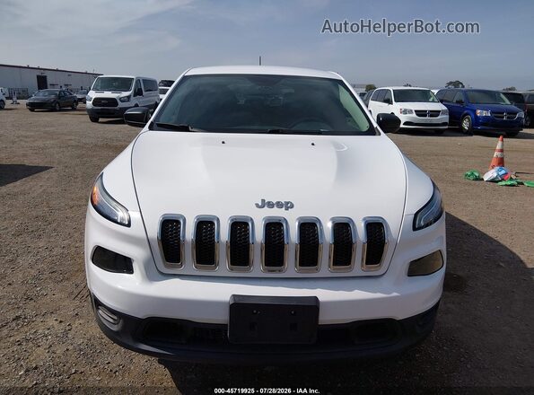1C4PJMAB0HD225056 2017 JEEP CHEROKEE White Вид щитка приладів
