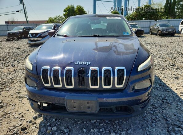 1C4PJMAB1GW117712 2016 JEEP CHEROKEE Синий Вид спереди