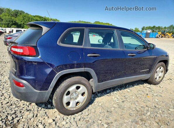 1C4PJMAB1GW117712 2016 JEEP CHEROKEE Синий Задняя правая четверть