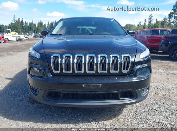 1C4PJMAB1GW353759 2016 JEEP CHEROKEE Black Սարքավորումների վահանակի տեսք