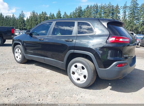 1C4PJMAB1GW353759 2016 JEEP CHEROKEE Black Հետևի ձախ