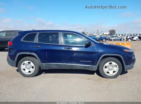 1C4PJMAB2GW339689 2016 JEEP CHEROKEE Blue Սալոնի հետևի տեսք
