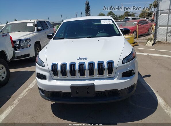1C4PJMAB2HD225043 2017 JEEP CHEROKEE Белый Вид щитка приборов