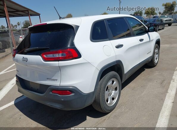 1C4PJMAB2HD225043 2017 JEEP CHEROKEE Белый Задняя правая четверть