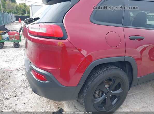 1C4PJMAB2HW529400 2017 JEEP CHEROKEE Red Вид спереду