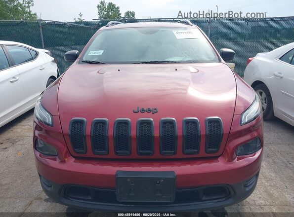 1C4PJMAB2HW529400 2017 JEEP CHEROKEE Red Вид щитка приладів