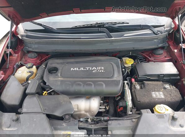 1C4PJMAB2HW529400 2017 JEEP CHEROKEE Red Вид ззаду