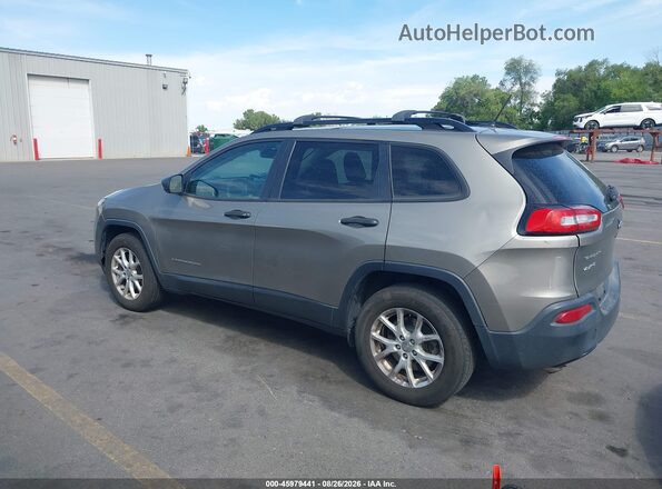 1C4PJMAB2HW656860 2017 JEEP CHEROKEE Brown Задня ліва чверть