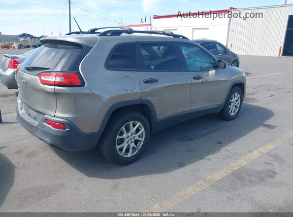 1C4PJMAB2HW656860 2017 JEEP CHEROKEE Brown Задня права чверть