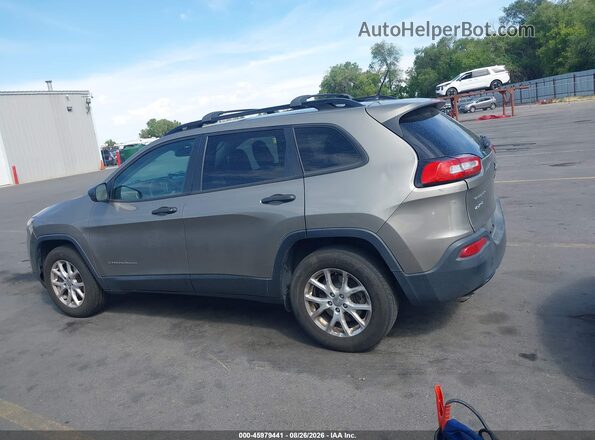 1C4PJMAB2HW656860 2017 JEEP CHEROKEE Brown Панорамний вид салону 360°