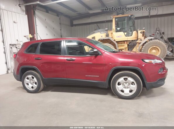 1C4PJMAB4GW343484 2016 JEEP CHEROKEE Красный 