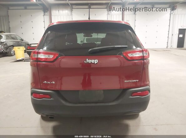 1C4PJMAB4GW343484 2016 JEEP CHEROKEE Красный 