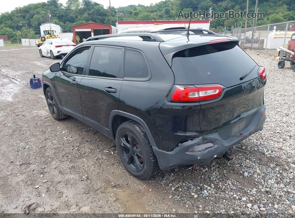 1C4PJMAB4HW628686 2017 JEEP CHEROKEE Black Tył lewy