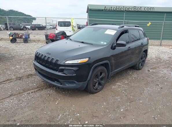 1C4PJMAB4HW628686 2017 JEEP CHEROKEE Black Przód lewy
