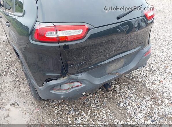 1C4PJMAB4HW628686 2017 JEEP CHEROKEE Black Widok z przodu