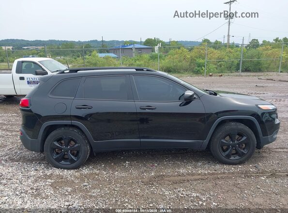 1C4PJMAB4HW628686 2017 JEEP CHEROKEE Black Widok wnętrza z tyłu