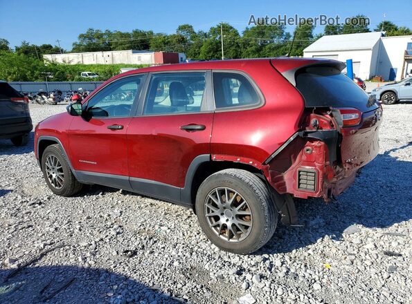 1C4PJMAB5GW284445 2016 JEEP CHEROKEE Red Tył lewy