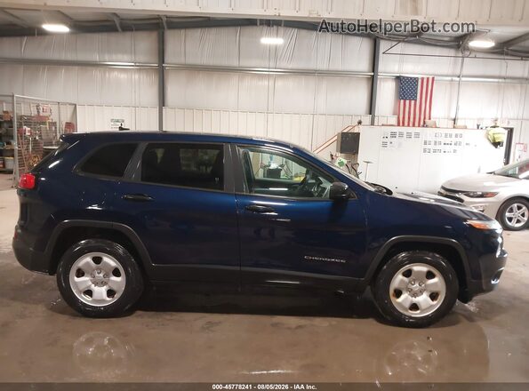 1C4PJMAB5GW313863 2016 JEEP CHEROKEE Dark Blue 