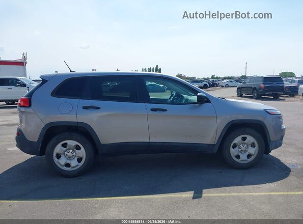 1C4PJMAB5HW664225 2017 JEEP CHEROKEE Серебряный Вид задней части салона