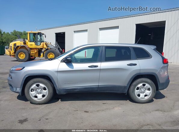 1C4PJMAB5HW664225 2017 JEEP CHEROKEE Серебряный Панорамный вид салона 360°