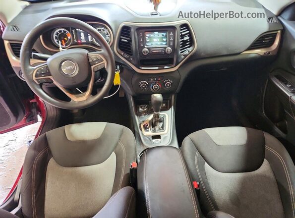 1C4PJMAB7GW109923 2016 JEEP CHEROKEE Maroon წინა პანელის ხედი