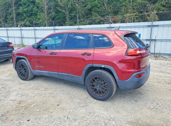 1C4PJMAB7GW295463 2016 JEEP CHEROKEE Red უკანა მარცხენა