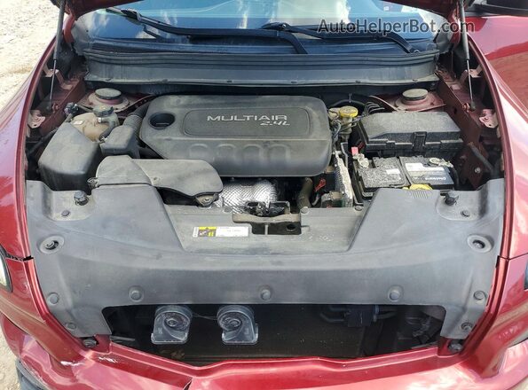 1C4PJMAB7GW295463 2016 JEEP CHEROKEE Red უკანა სალონის ხედი